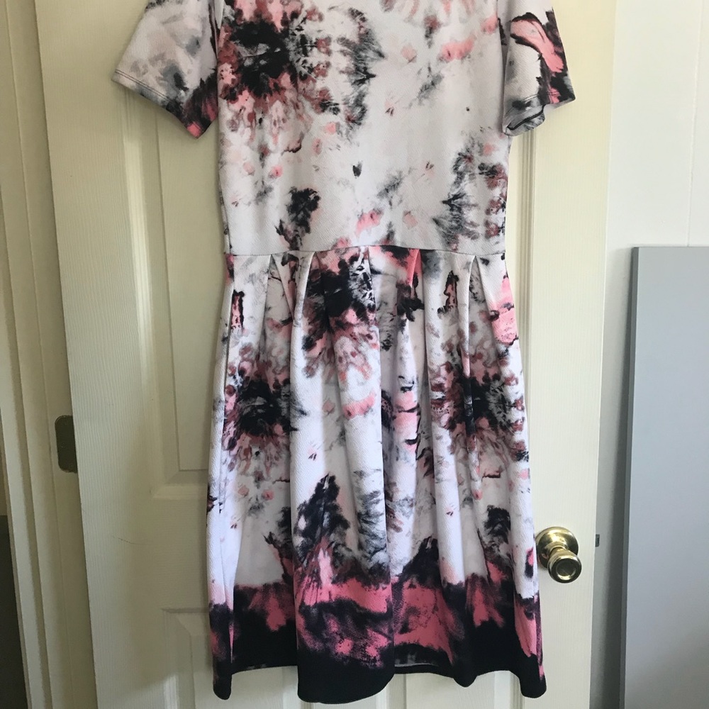 Pink & black tie dye Amelia